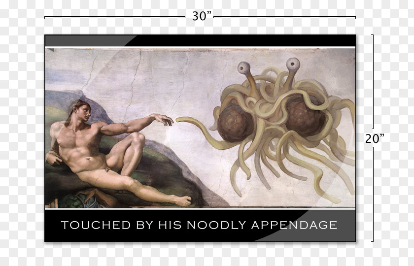 Flying Spaghetti Monster The Gospel Of Creation Adam Atheism Pastafarianism PNG