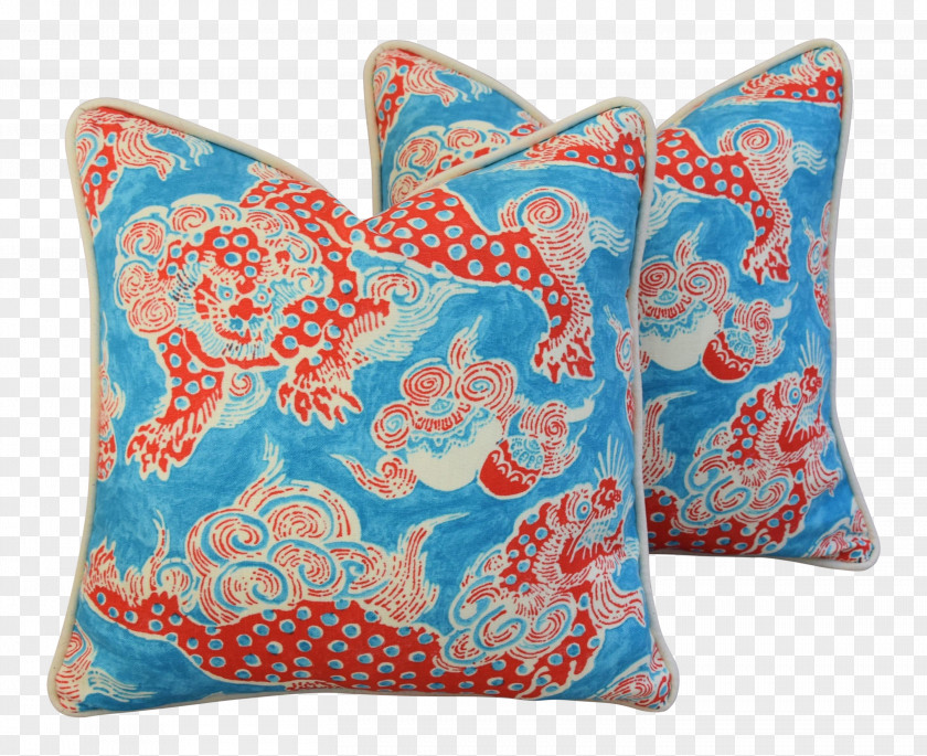 Pillow Throw Pillows Cushion Textile Dragon PNG