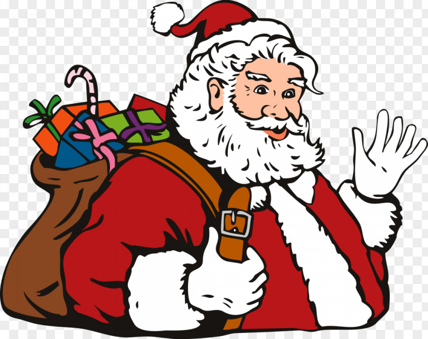 Santa Claus Mrs. Christmas Clip Art PNG