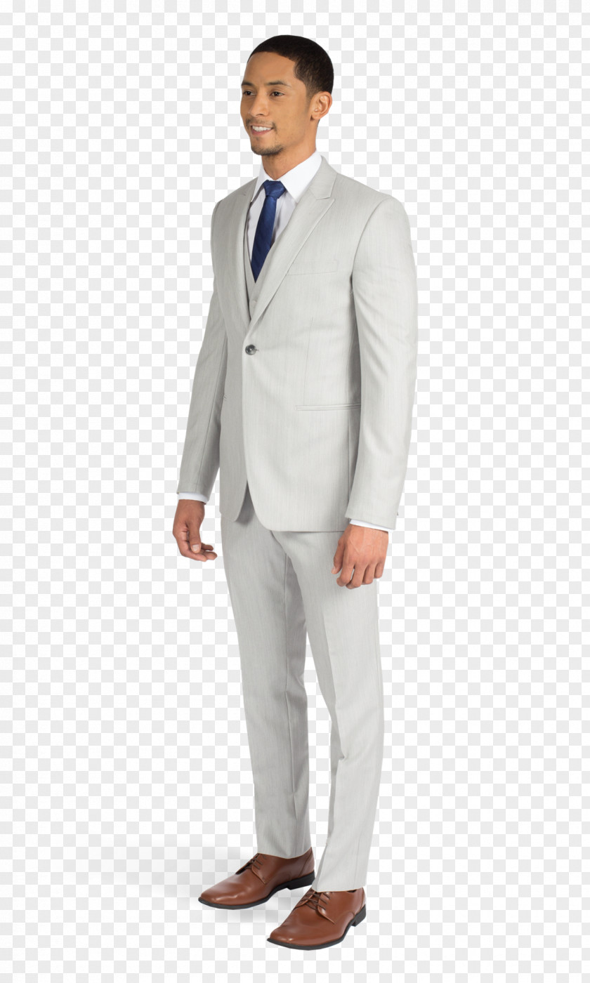 Suit Blazer Ike Behar Necktie White PNG