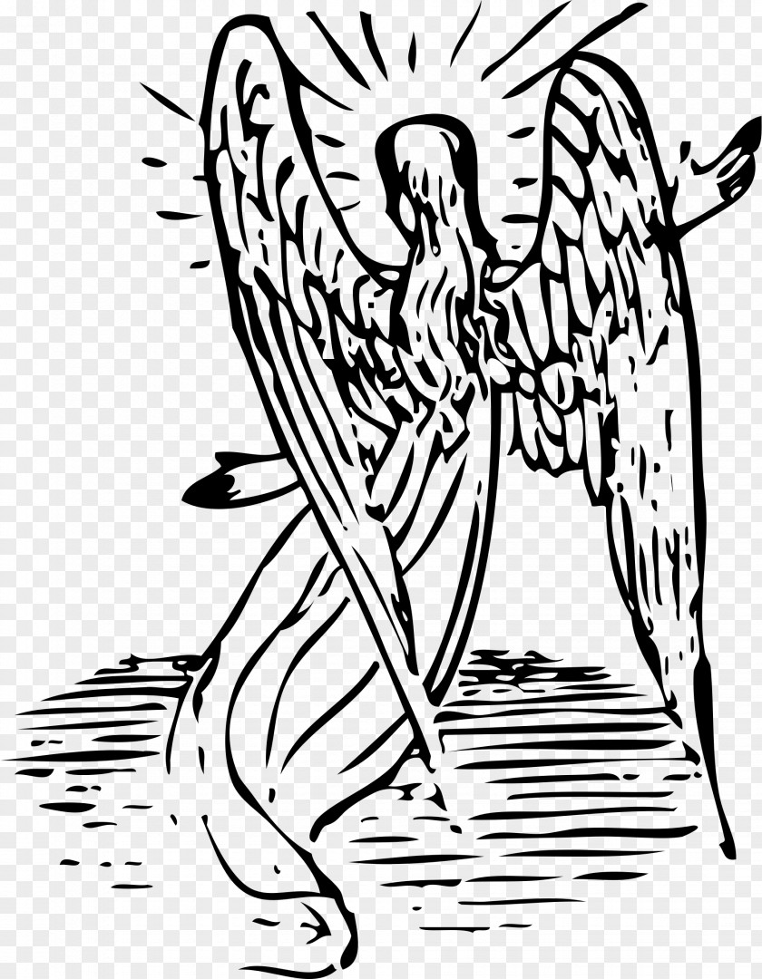 Angel Wing Drawing Clip Art PNG