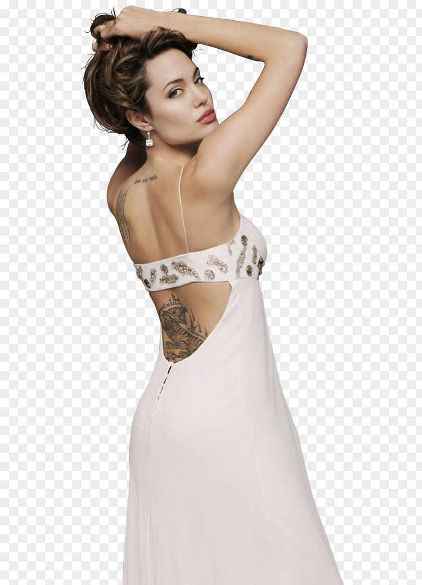 Angelina Jolie Pernambuco Wedding Dress PhotoScape PNG