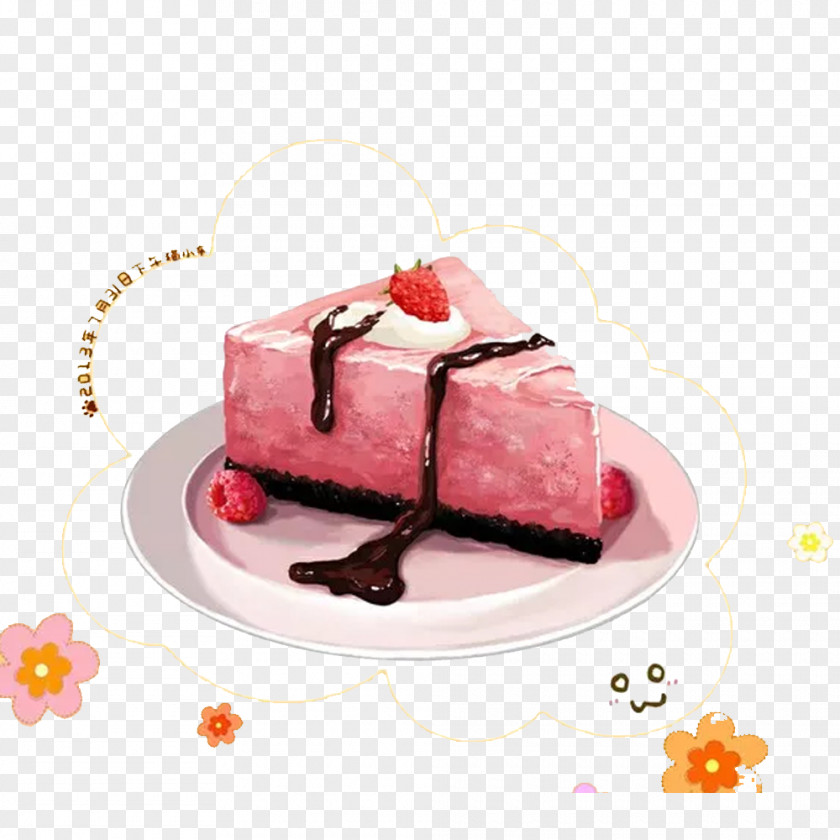 Cartoon Cake Cream Western Sweets Confectionery Store Recipe PNG