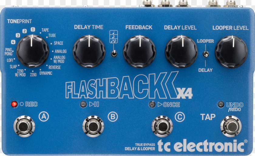 Flashback TC Electronic X4 Delay Effects Processors & Pedals PNG