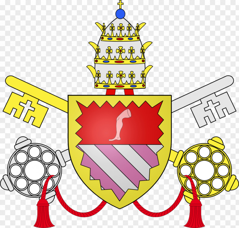 Pisa Vector Papal Coats Of Arms Coat Pope Benedict XVI Tiara PNG