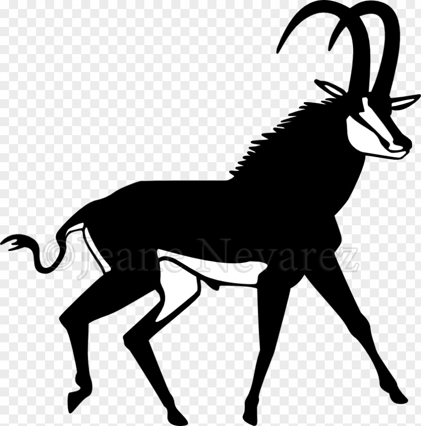 Sable Antelope Clip Art PNG