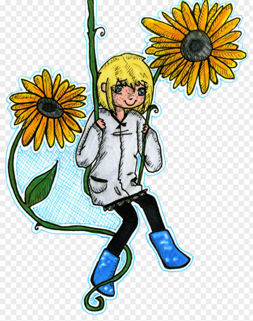 Sunflower Clip Art Illustration Floral Design Human Behavior PNG