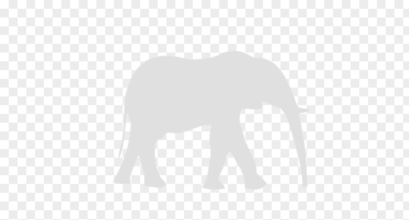 Gray Elephant Indian African Silhouette 1 25 Magnet Mammal PNG