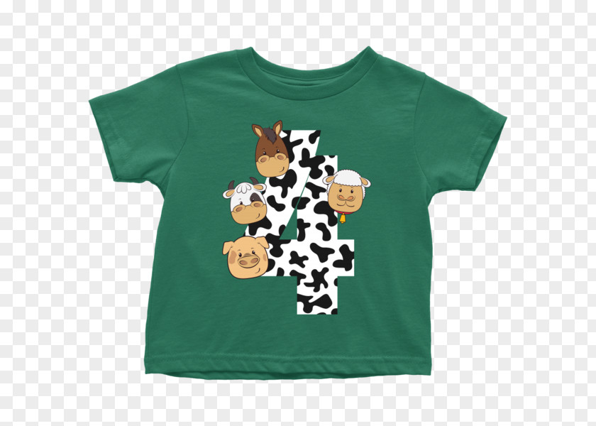 Pasture Farm Animal T-shirt Hoodie Sleeve Toddler PNG