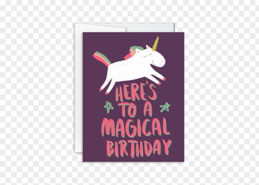 Unicorn Birthday Paper Greeting & Note Cards Card Stock Party PNG