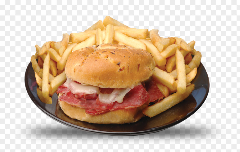 Corned Beef French Fries Breakfast Sandwich Full Cheeseburger Buffalo Burger PNG