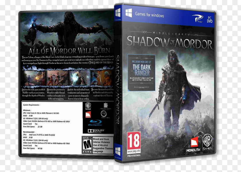 Farmer’s Dynasty Xbox 360 Middle-earth: Shadow Of Mordor War PlayStation 4 PC Game PNG