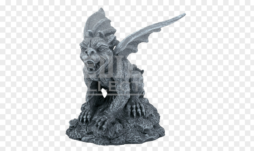 Gargoyle Statue Gothic Architecture The Thinker Figurine PNG