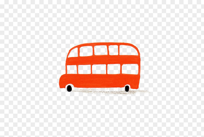 Graffiti Bus Illustration PNG