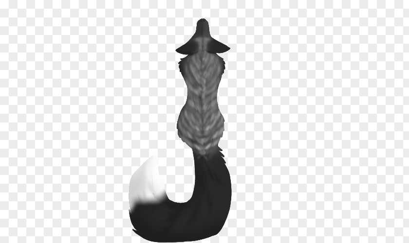 Silver Fox Figurine Neck PNG