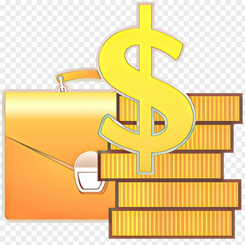 Currency Yellow Dollar Money Symbol PNG