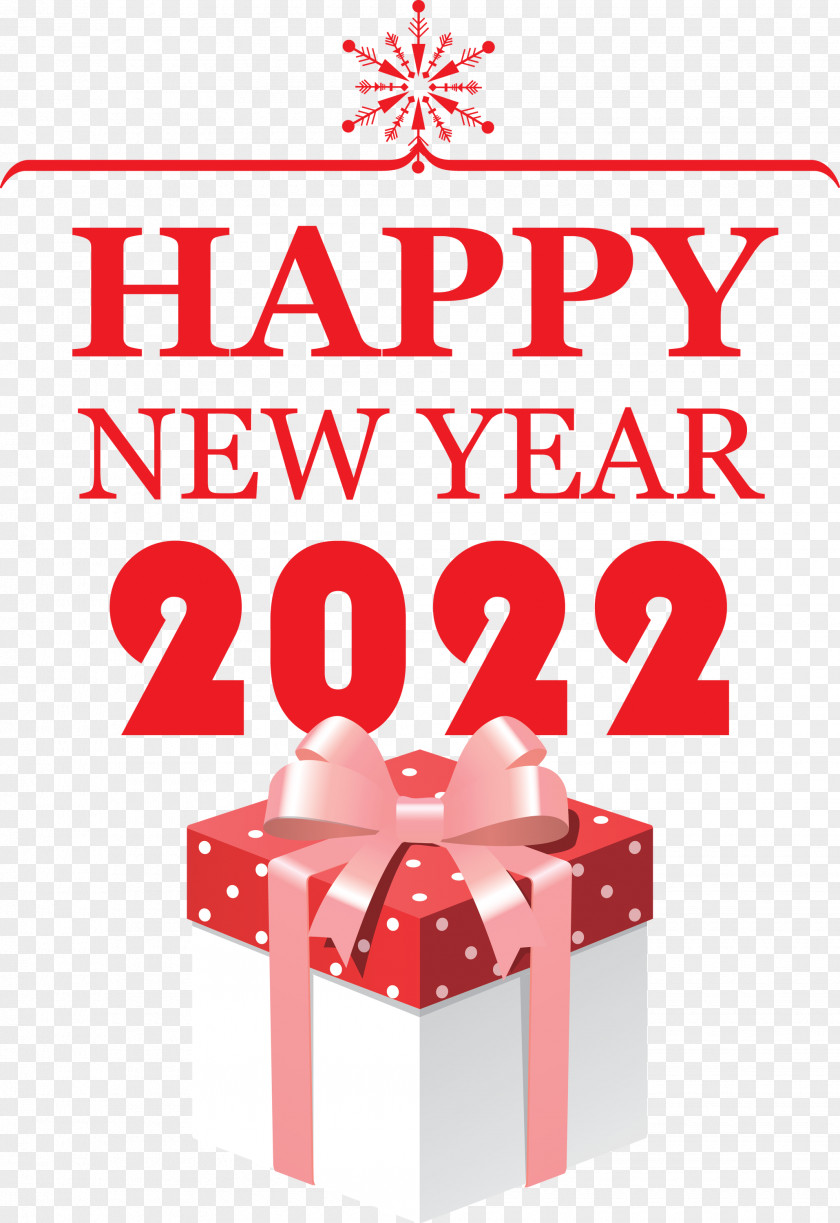 Transparent New Year 2022 With Gift Boxes PNG