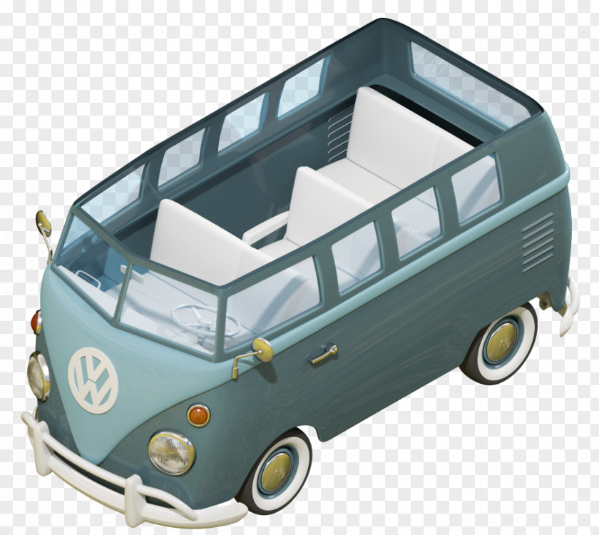 Volkswagen Type 2 Car Transporter Commercial Vehicle PNG