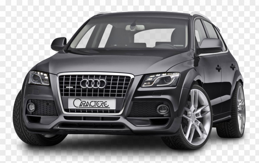 Audi Q5 Caractere Black Car PNG