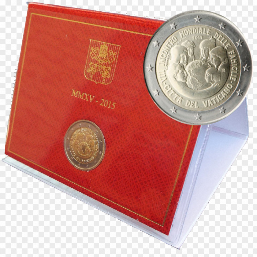 Coin 2 Euro Commemorative Coins Vatican City Numismatics Mint PNG