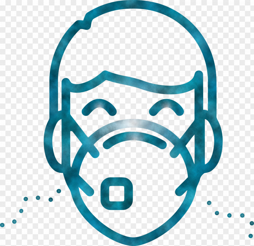 Man With Medical Mask Corona Virus Disease PNG