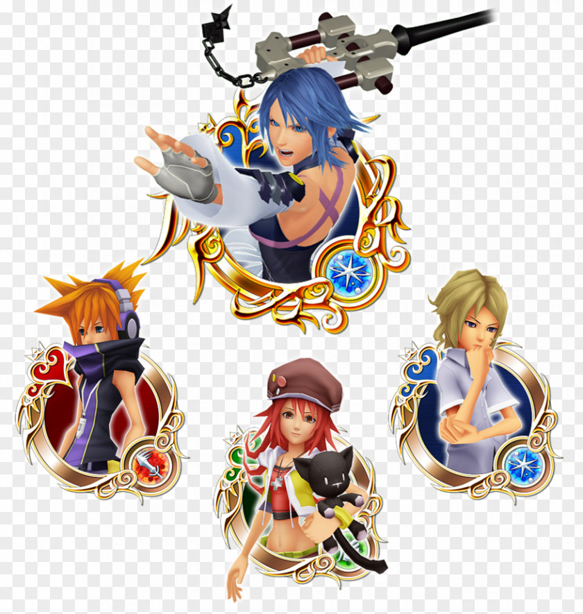 Medal Kingdom Hearts χ KINGDOM HEARTS Union χ[Cross] Aqua II PNG