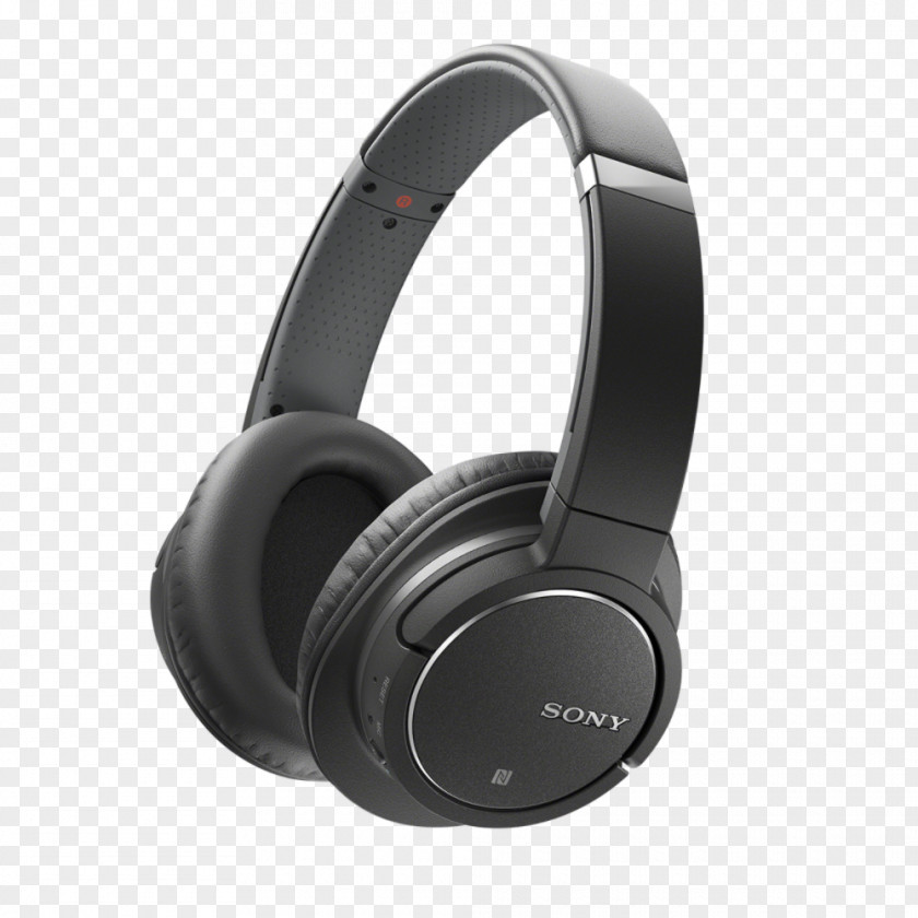 Microphone Noise-cancelling Headphones Sony ZX770BN Active Noise Control PNG