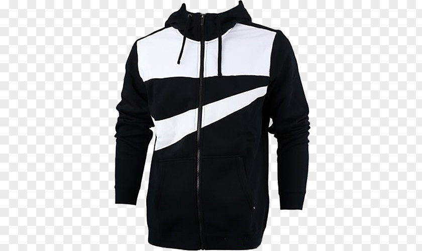 Nike Swoosh Hoodie Bluza Clothing Cardigan PNG