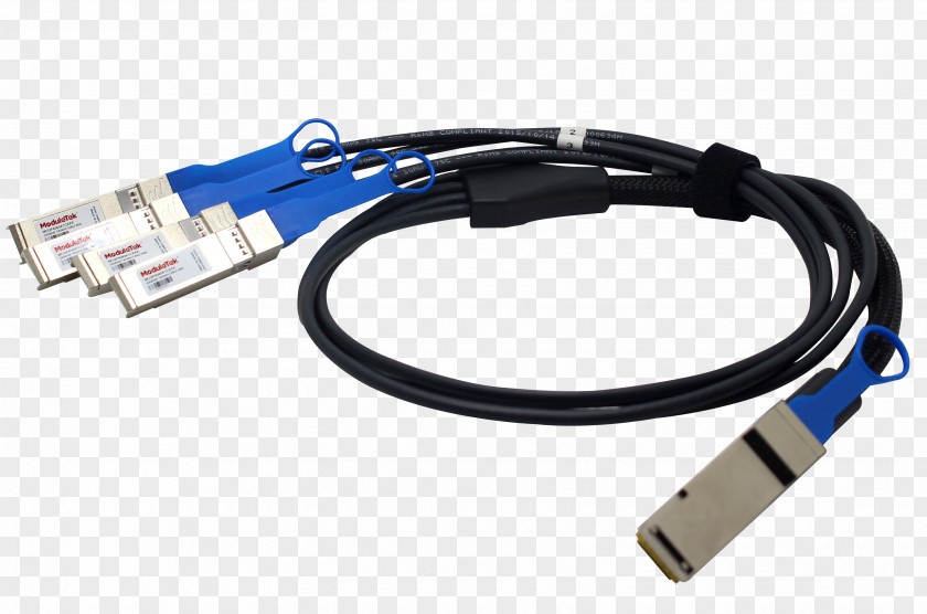 Small Formfactor Pluggable Transceiver Serial Cable Electrical Network Cables Data Transmission Computer PNG