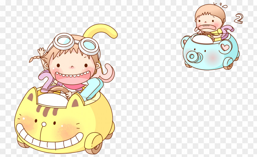 Vector Cartoon Spaceship Boys And Girls Sitting Animals Royalty-free Clip Art PNG
