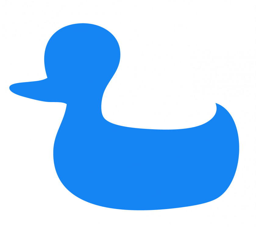 Duck Blue Bird DuckDuckGo Anatidae PNG