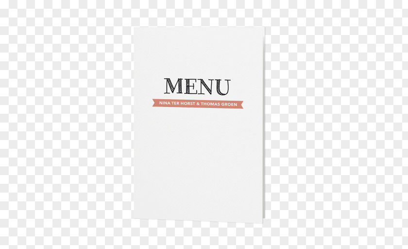 Menu Place Cards Table Map PNG