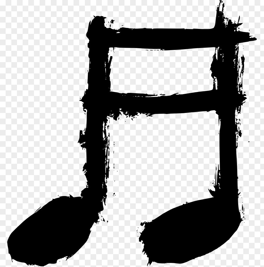 Musical Note Grunge Notation PNG note notation , painted listening to music clipart PNG