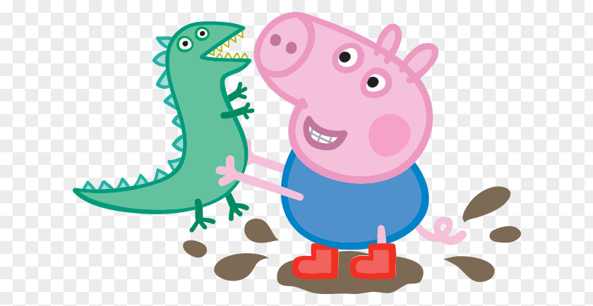 Pig George Daddy Mummy Dinosaur PNG