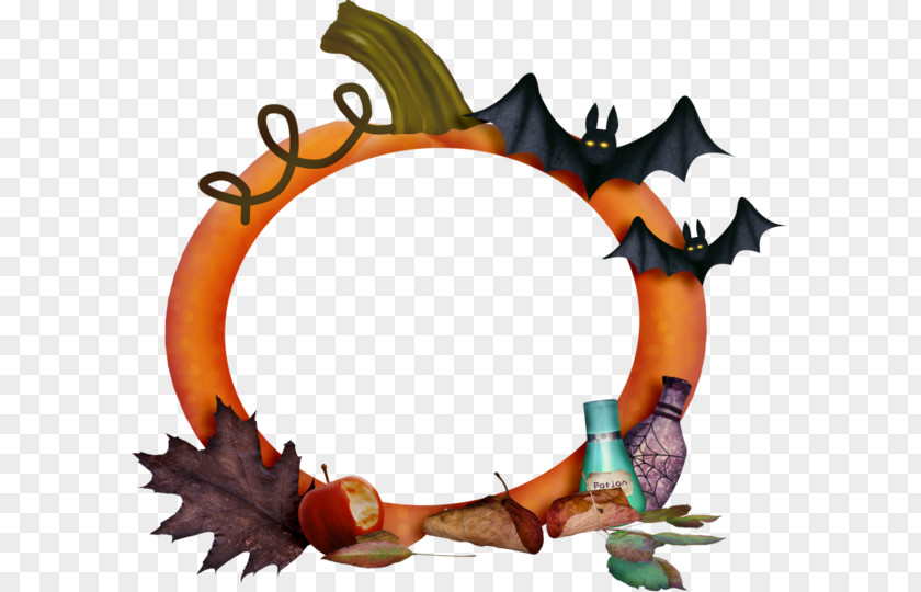 Pumpkin Picture Frames Halloween Clip Art PNG