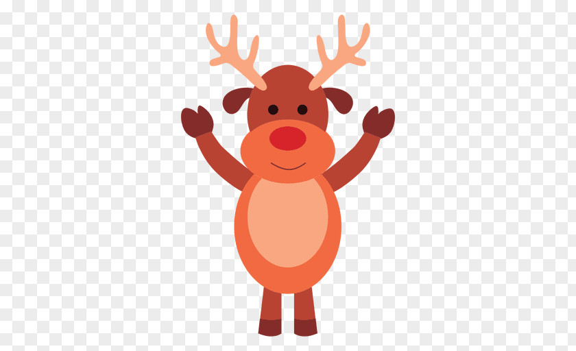 Reindeer Rudolph Clip Art PNG