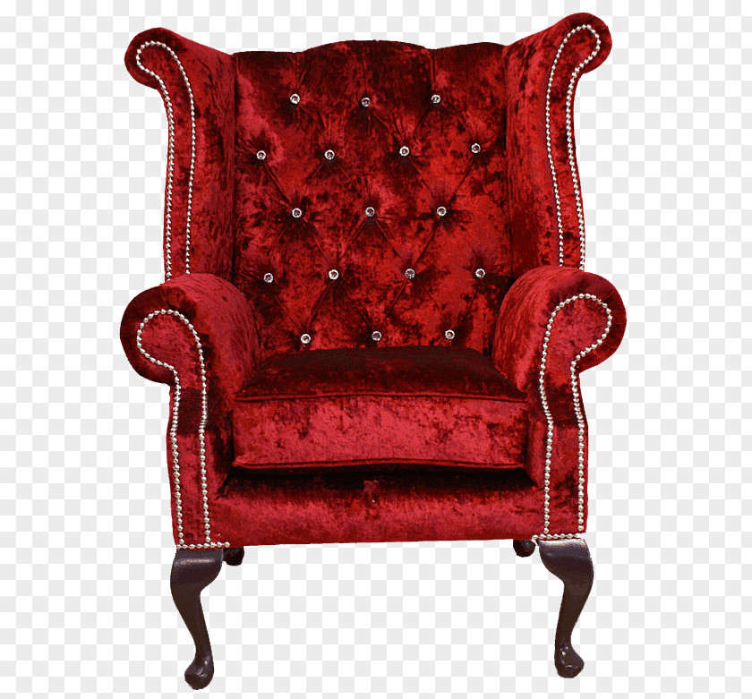 Armchair Wing Chair Couch PNG