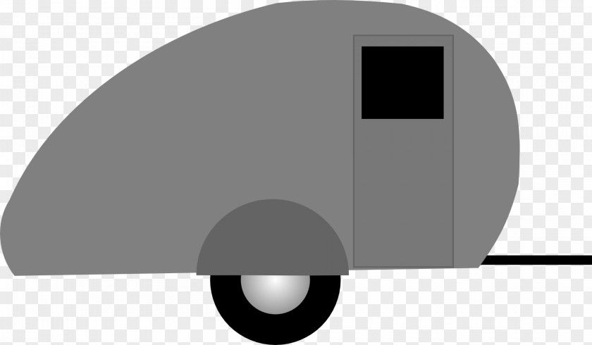 Camper Teardrop Trailer Caravan Mobile Home PNG