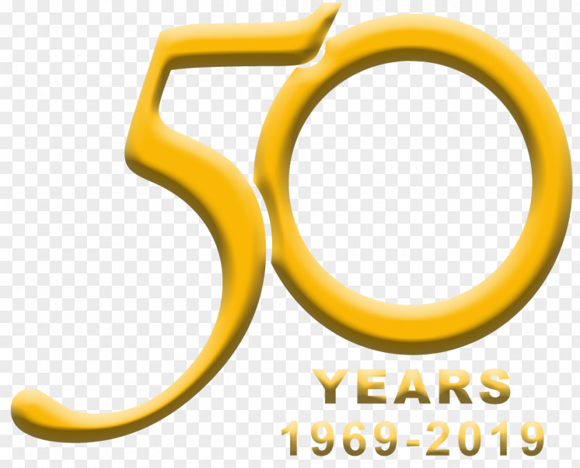 Celebrating 50 Years Product Design Line Font PNG