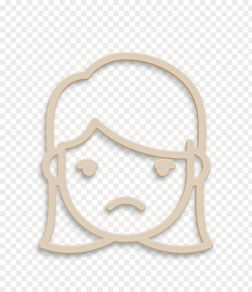 Child Icon Sad Girl People PNG