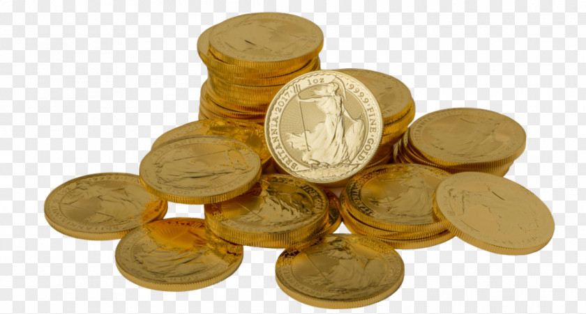 Coin Silver Gold Britannia Bullion PNG