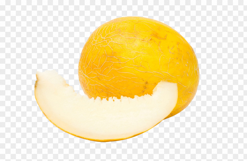 Melon Fruit Yellow Peel Orange PNG