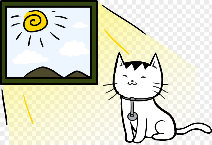 Sun Exposure Whiskers Kitten Cat Clip Art PNG