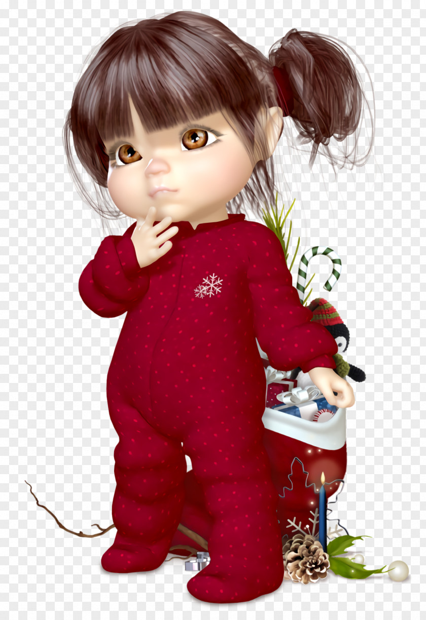Doll Toddler Christmas Ornaments Decoration PNG