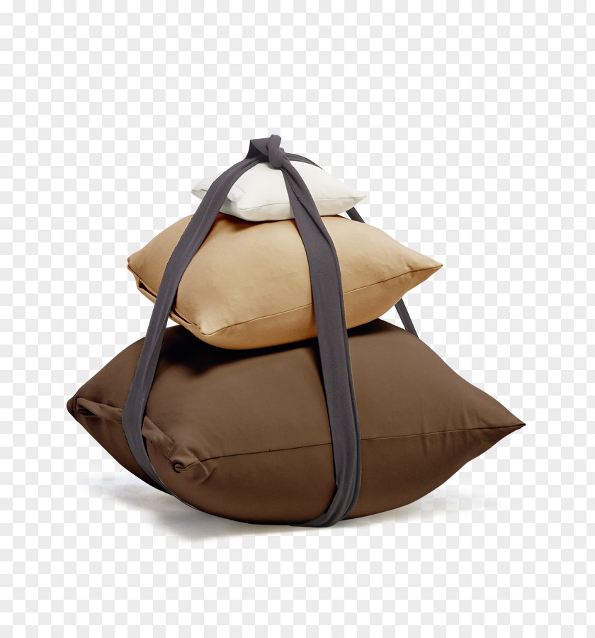 Eenie Meenie Bean Bag Chairs Brown Throw Pillows White PNG