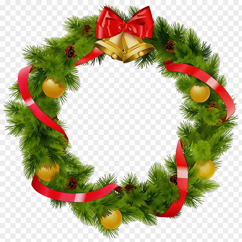 Pine Family Christmas Decoration PNG
