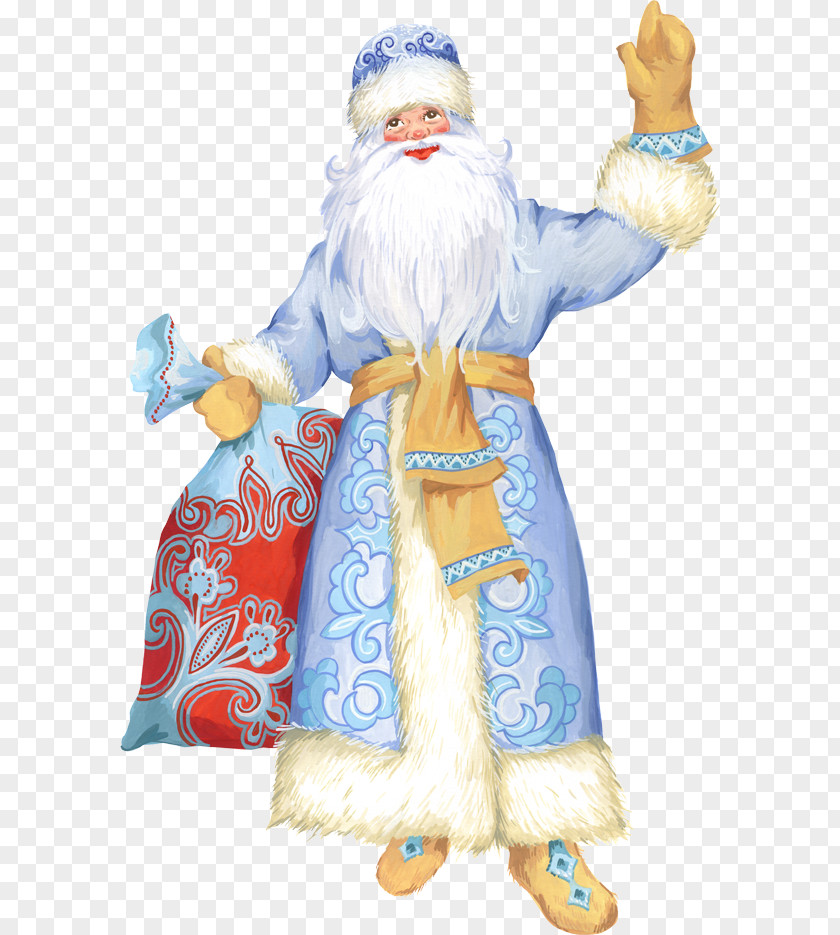 Santa Claus Ded Moroz Russia Snegurochka Christmas PNG