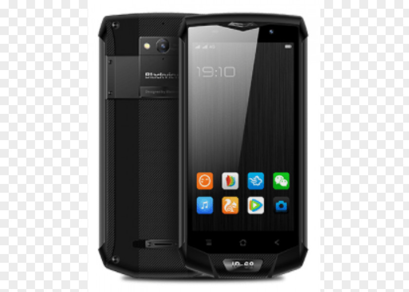 Smartphone Telephone Grey Artikel Blackview BV8000 Pro PNG