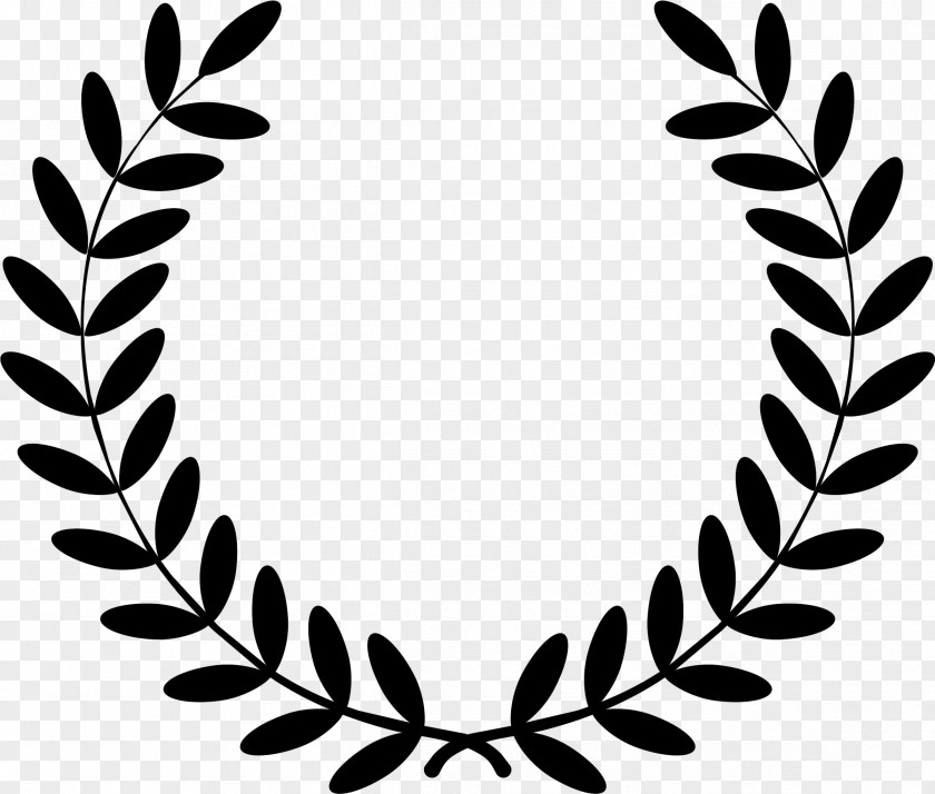 Trophy Clipart Laurel Leaves PNG