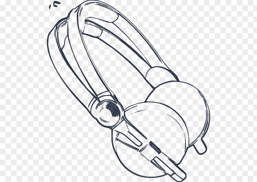 White Headphones Apple Earbuds Clip Art PNG